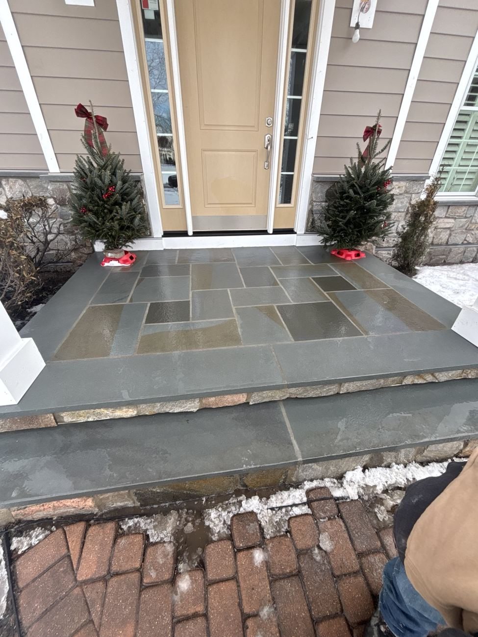 After: Bluestone Front Porch Restoration