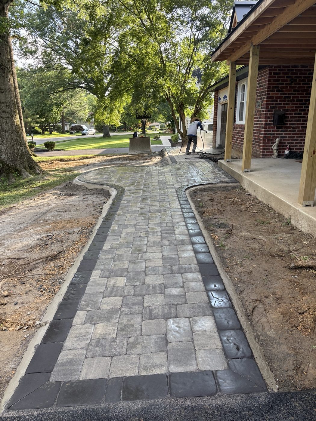 Custom Paver Walkway — Villanova, PA