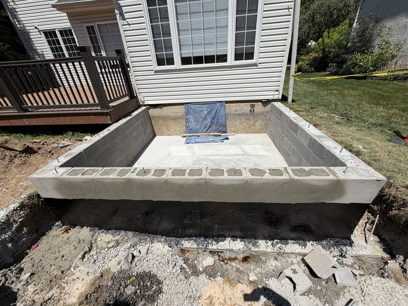 Concrete Block Addition Foundation & Crawl Space project photo 4