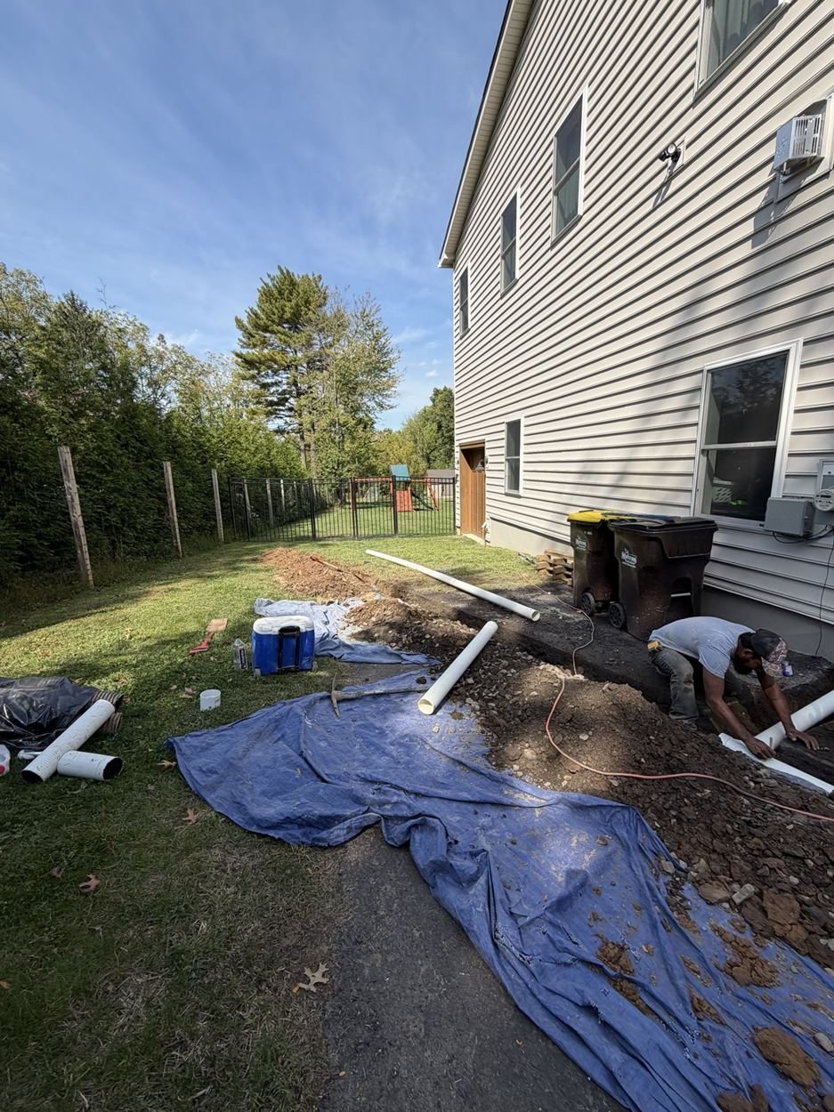 Gutter Drainage Installation & Asphalt Repair project photo 3